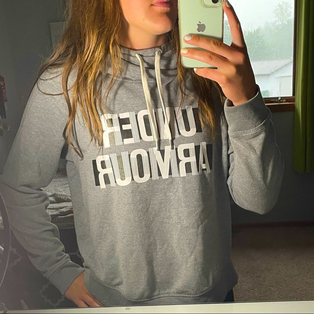 Gray Under Armor sweatshirt. Worn only a few times